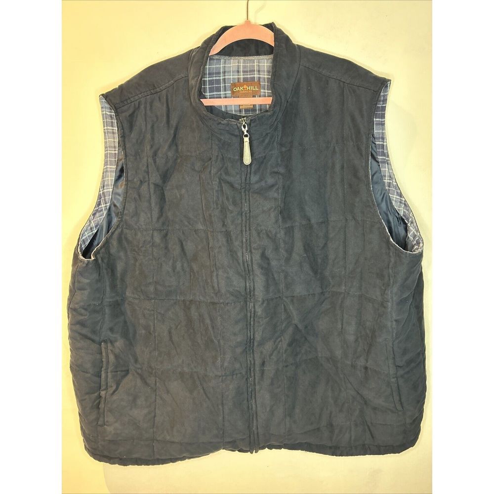 Oak Hill Navy Corduroy Cotton Vest Male Size 3XL - Cozy‎